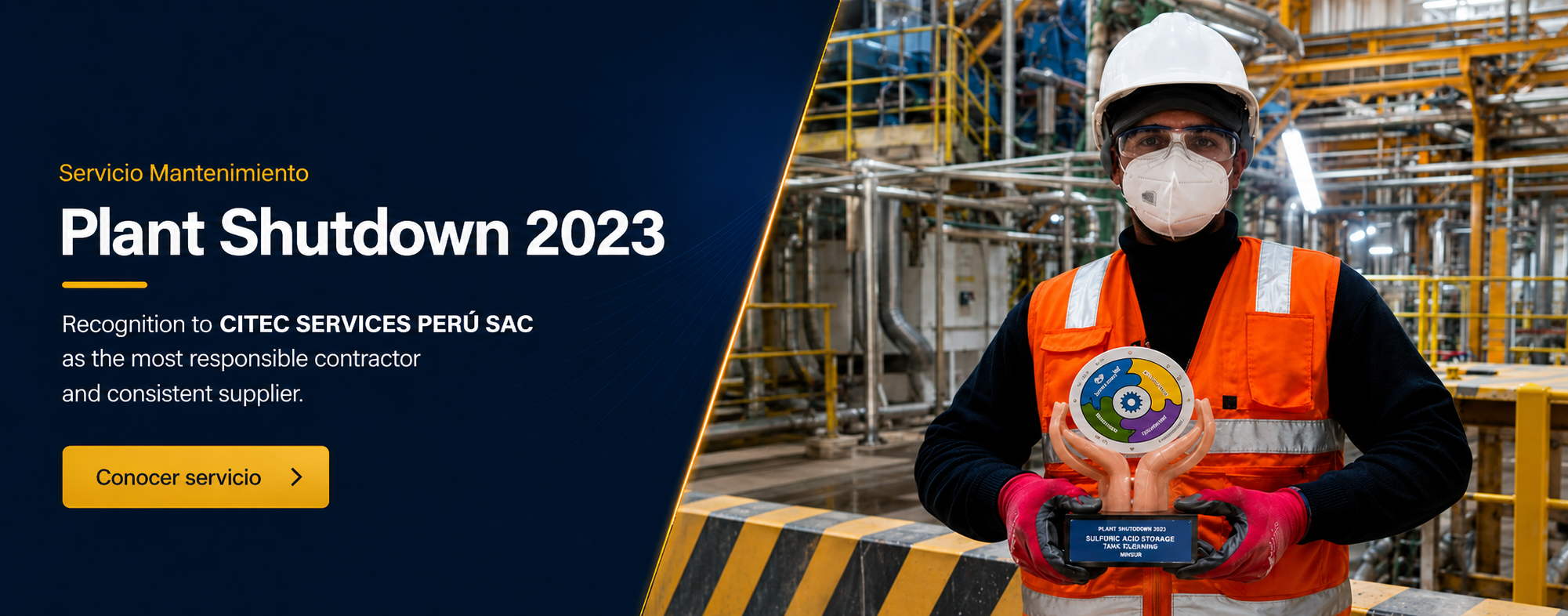 Reconocimiento Plant Shutdown 2023 a CITEC Services Perú